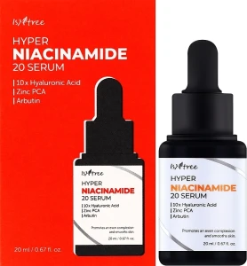 Сироватка з ніацинамідом 20% - IsNtree Hyper Niacinamide 20 Serum, 20 мл