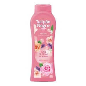 Гель для душа парфюмированный ЦВЕТЕНИЕ РОЗЫ - Tulipan Negro FLORAL, 650 мл