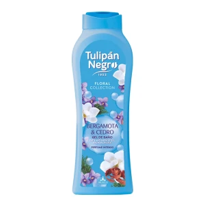 Гель для душа парфюмированный БЕРГАМОТ и КЕДР - Tulipan Negro FLORAL, 650 мл