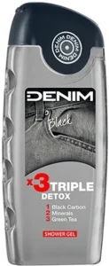 DENIM Мужской гель для душа Black Shower Gel Бодрящий, 250 мл
