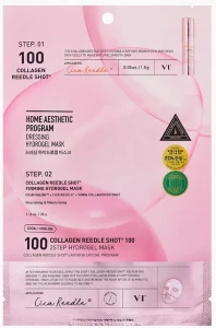 Двоетапна зміцнююча гідрогелева маска з мікроголками та колагеном - VT Cosmetics Collagen Reedle Shot 100 2-Step Hydrogel Mask, 1.5 g + 33 g