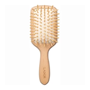 Гребінець дерев'яний для волосся - La'dor Detangling Paddle Hair Brush Wood, 19см*4,3см*6,8см