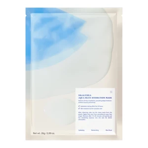Тканевая маска для лица увлажняющая с азуленом и агавой - Dr. Althea Aqua Blue Hydration Mask, 28g