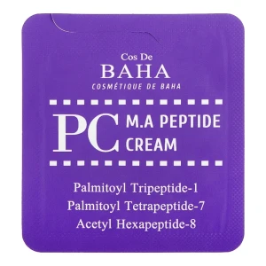 Крем с пептидами антивозрастной - Cos De Baha M.A. PEPTIDE CREAM (PC), 1,2 мл