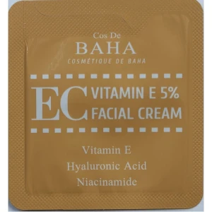ПРОБНИКАнтиоксидантный крем для лица с витамином E 5% - Cos De Baha E 5% EC Vitamin E 5% Facial Cream, 1,5 мл