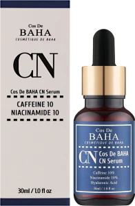 Сироватка з кофеїном та ніацинамідом - Cos De Baha Caffeine 10% Niacinamide 10% (CN), 30 мл