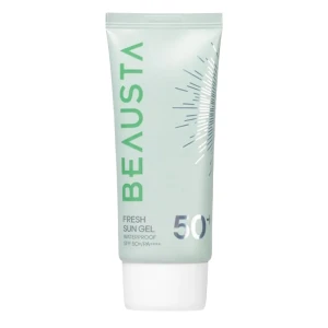 Сонцезахисний водостійкий гель - BEAUSTA Waterproof Fresh Sun Gel SPF, 50 мл