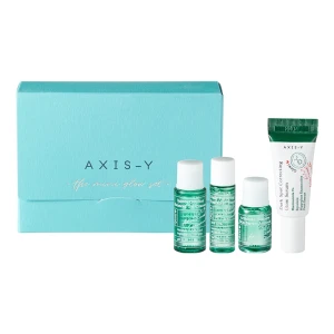 Набор миниатюр для сияния кожи - AXIS-Y The Mini Glow Set, гель 8 ml + тонер 5 ml + сыворотка 5 ml + сыворотка 5 ml