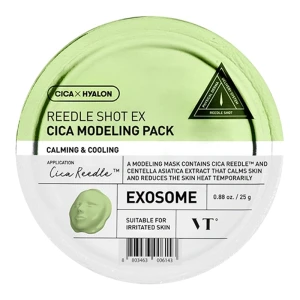 Маска альгінатна з мікроголками та центелою - VT Cosmetics Reedle Shot EX Cica Modeling Pack, 25 г
