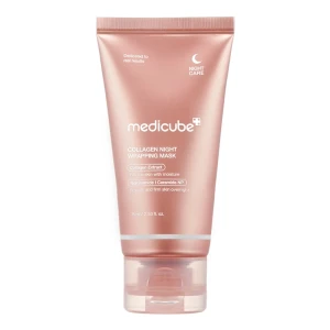 Маска-плівка колагенова нічна - MEDICUBE Collagen Night Wrapping Mask, 75 мл