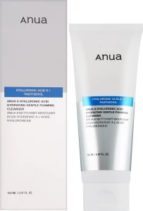 М'яка пінка для вмивання - ANUA 8 Hyaluronic Acid Hydrating Gentle Foaming Cleanser, 150 мл