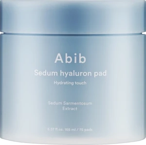 Зволожуючі педи для м'якого відлущування - ABIB Sedum Hyaluron Pad Hydrating Touch, 75 pads