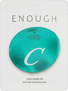 Тканевая маска питательная с коллагеном - Enough Collagen 3X Moisture Nourishing Sheet Mask, 1 шт