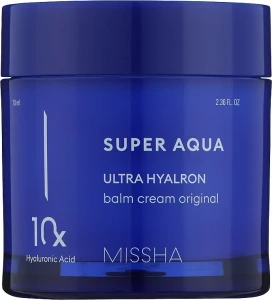 Увлажняющий крем-бальзам для лица - Missha Super Aqua Ultra Hyalron Balm Cream Original, 70 мл