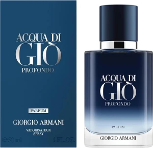 Парфуми для чоловіків - Giorgio Armani Acqua di Gio Profondo Parfum, 30 мл