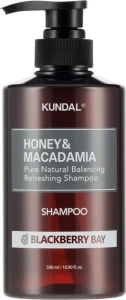 Шампунь відновлюючий "Ожинова долина" - Kundal Honey & Macadamia Shampoo Blackberry Bay, 500 мл