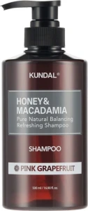 Шампунь відновлюючий "Рожевий грейпфрут" - Kundal Honey & Macadamia Shampoo Pink Grapefruit, 500 мл