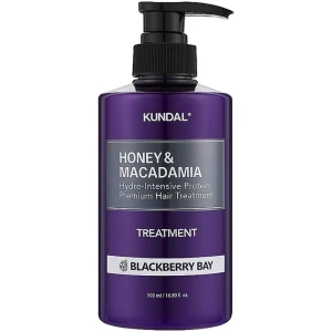 Кондиціонер відновлюючий "Ожинова долина" - Kundal Honey & Macadamia Protein Treatment Blackberry Bay, 500 мл