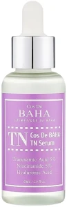 Сироватка проти пігментації з транексамовою кислотою та ніацинамідом - Cos De Baha TN Tranexamic Acid Niacinamide Serum, 60 мл
