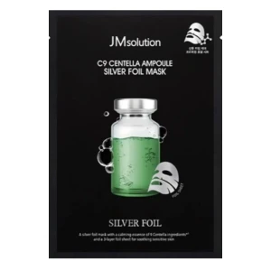 Тканинна маска з центелою азіатською - JMsolution C9 Centella Ampoule Silver Foil Mask, 35ml