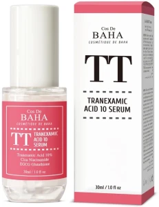 Осветляющая сыворотка с транексамовой кислотой 10% - Cos De Baha TT Tranexamic Acid Facial Serum, 30 мл, БЕЗ или ПРИМЯТА КОРОБКА