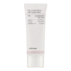 Матуючий сонцезахисний крем - Celimax Oil Control Light Sunscreen SPF 50+ PA++++, 40 мл