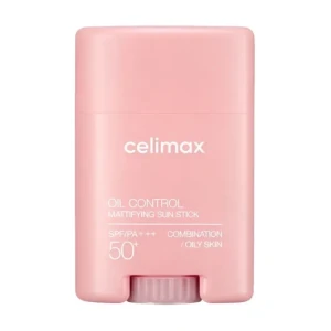 Матуючий сонцезахисний стік для обличчя - Celimax Oil Control Mattifying Sun Stick SPF 50+ PA+++, 19 г