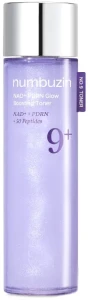 Тонер для сяяння та еластичності шкіри - NUMBUZIN No.9+ NAD+ PDRN Glow Boosting Toner, 150 мл, ПРИМ'ЯТЕ ПАКУВАННЯ