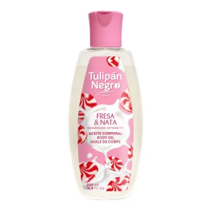 Масло для тела "Клубничный крем" - Tulipan Negro Strawberry & Cream Body Oil, 200 мл