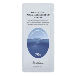 ПРОБНИК Зволожуюча сироватка для обличчя з бамбуком - Dr. Althea Aqua Marine Deep Serum, 2 мл