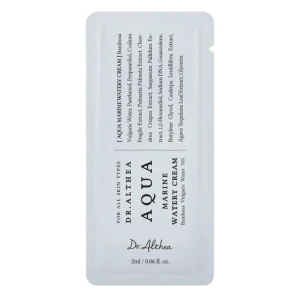 ПРОБНИК Зволожуючий крем для обличчя з бамбуком - Dr. Althea Aqua Marine Watery Cream, 2 мл