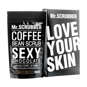 Mr.Scrubber Кофейный скраб для тела и лица Sexy Сhocolate для всех типов кожи, 200 г