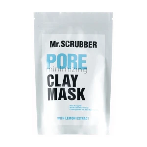 Mr.Scrubber Маска для обличчя Pore Minimizing Clay Mask для звуження пор для жирної та проблемної шкіри, 150 г