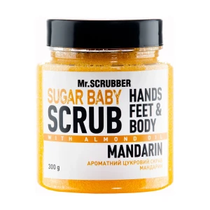 Mr.Scrubber Цукровий скраб для тіла Sugar baby Mandarin для всіх типів шкіри, 300 г