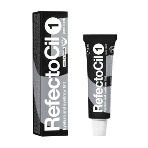 RefectoCil Краска для бровей и ресниц Eyelash and Eyebrow 01 Pure Black, 15 мл