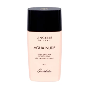 Guerlain Увлажняющий тональный флюид для лица Lingerie de Peau Aqua Nude SPF20 02N Clair, 30 мл