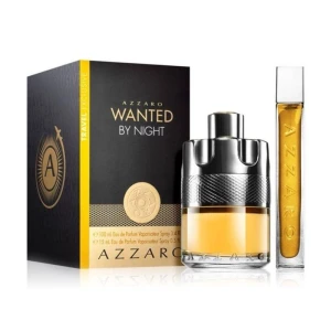 Azzaro Парфюмированный набор мужской Wanted By Night Набор мужской (парфюмированная вода, 100 мл + парфюмированная вода, 15 мл)
