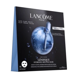 Lancome Гідрогелева маска-активатор молодості шкіри обличчя Genifique Hydrogel Melting Mask, 4*28 г