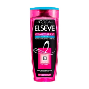 L’Oreal Paris Укрепляющий шампунь L’Orea Paris Elseve Сила аргинина Х3 Light для слабых волос, склонных к жирности