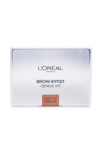 L’Oreal Paris Набір для брів Brow Artist Genius професійний тон LIGHT BROWN світло коричневий, 3.5г