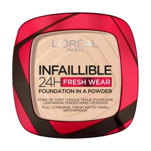 L’Oreal Paris Компактна крем-пудра для обличчя L'Oreal Paris Infaillible, 20 Ivory, 9 г