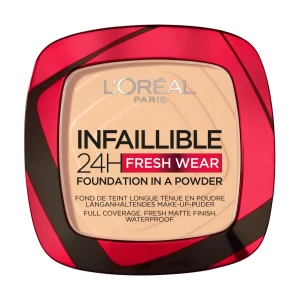 L’Oreal Paris Компактна крем-пудра для обличчя L'Oreal Paris Infaillible, 40 Cashmere, 9 г