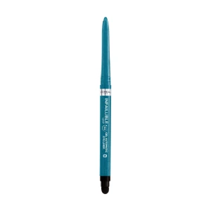 L’Oreal Paris Автоматичний водостійкий олівець для очей L'Oreal Paris Infaillible Grip 36H Gel Automatic Eye Liner 07 Turquoise Faux Fur, 1 г