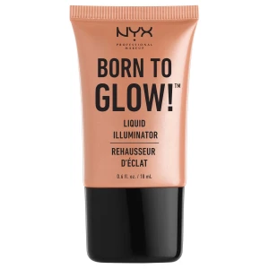 NYX Professional Makeup Хайлайтер для обличчя і тіла Born To Glow Liquid Illuminator 02 GLEAM 18 мл