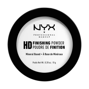 NYX Professional Makeup Фиксирующая пудра для лица HD Finishing Powder 01 Translucent, 8 г