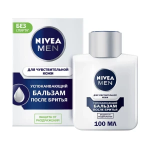 Nivea Men Бальзам успокаивающий после бритья, для чувствительной кожи NIVEA не содержит спирт, 100 мл