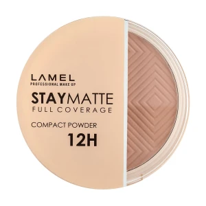 Lamel Professional Пудра компактная Stay Matte Compact Powder матирующая 404, 12 г