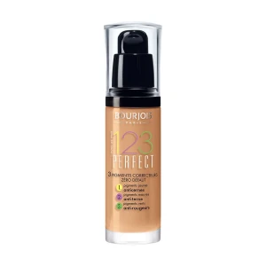 Тональна основа для обличчя - Bourjois 123 Perfect, 57 - Light Bronze, 30 мл