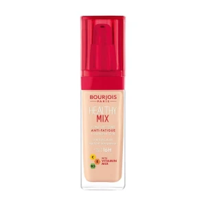 Bourjois Тональна основа для обличчя Healthy Mix Anti-Fatigue Foundation 16H з вітамінами C, E, B5, 30 мл