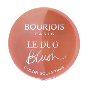 Bourjois Рум'яна для обличчя Le Duo Blush Color Sculpting 02 Romeo et Peachette, 2.4 г